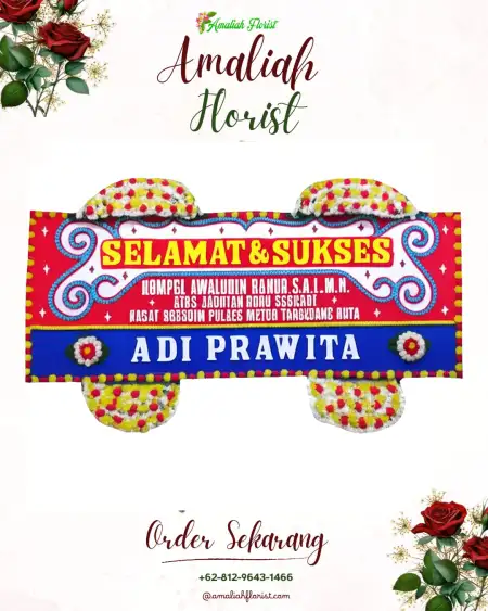Papan Bunga Ucapan Selamat Kadu Sirung